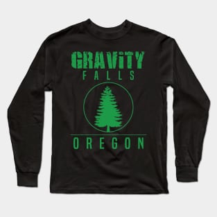 Gravity Falls Oregon Pine Long Sleeve T-Shirt